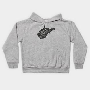 State of West Virginia Graphic Tee Kids Hoodie